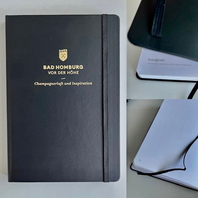 Notizbuch Champagnerluft und Inspiration