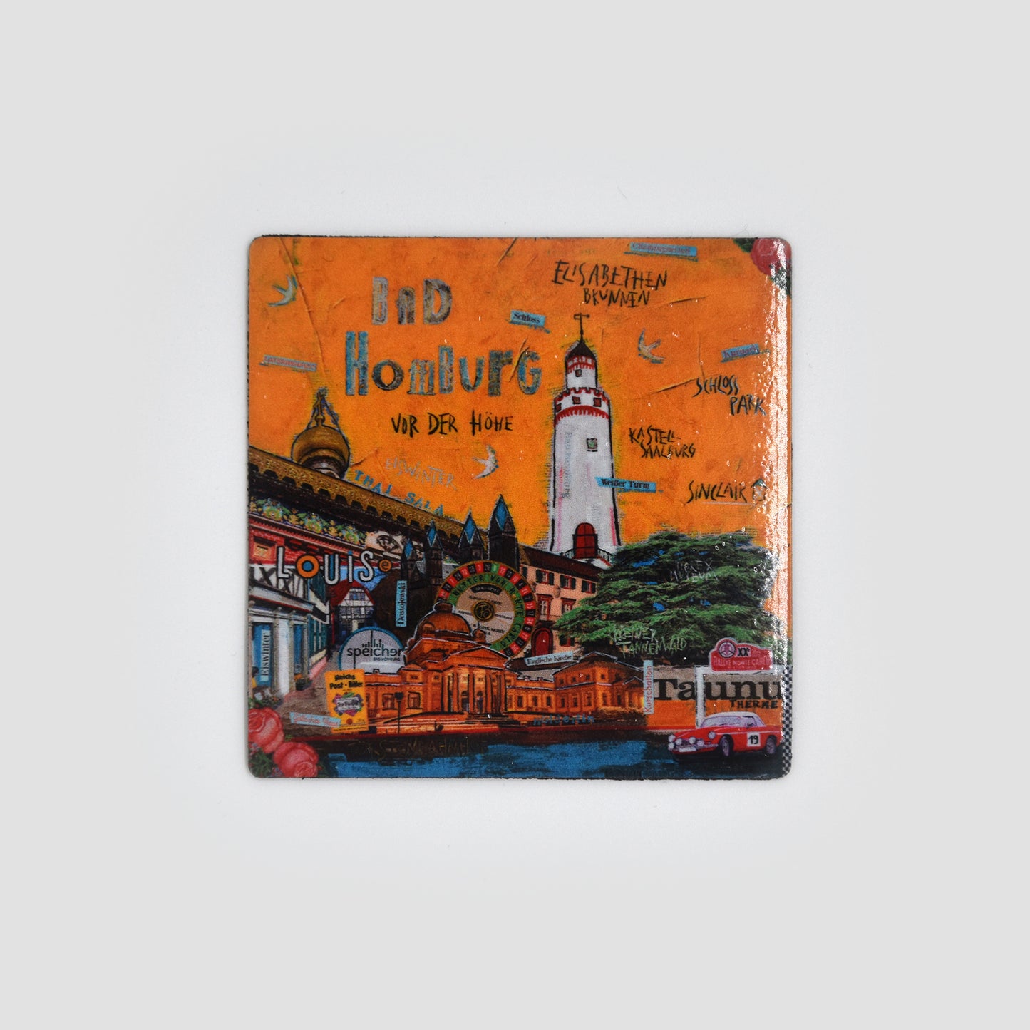 Bad Homburg Magnet Sticker - Design Karin Thiede