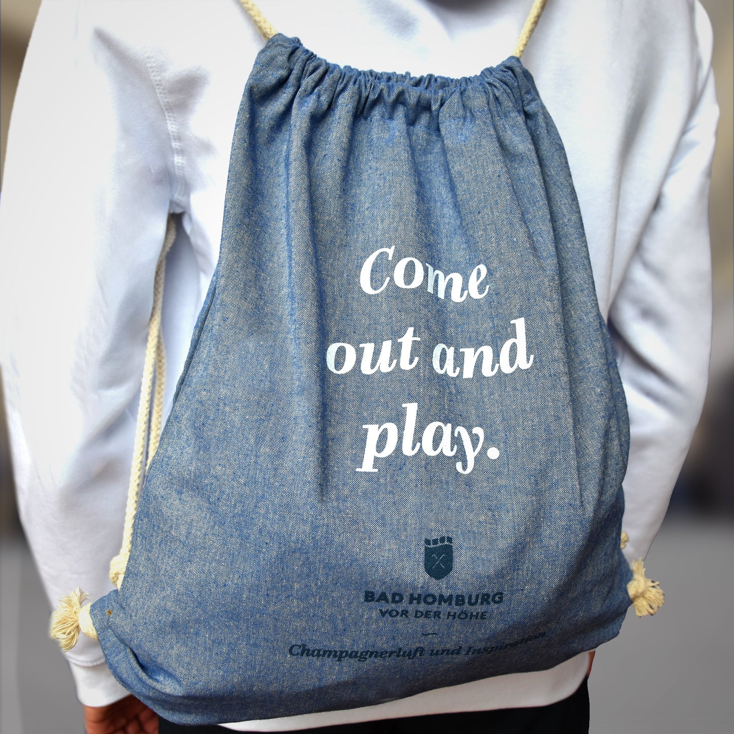 Turnbeutel "Come out and play."