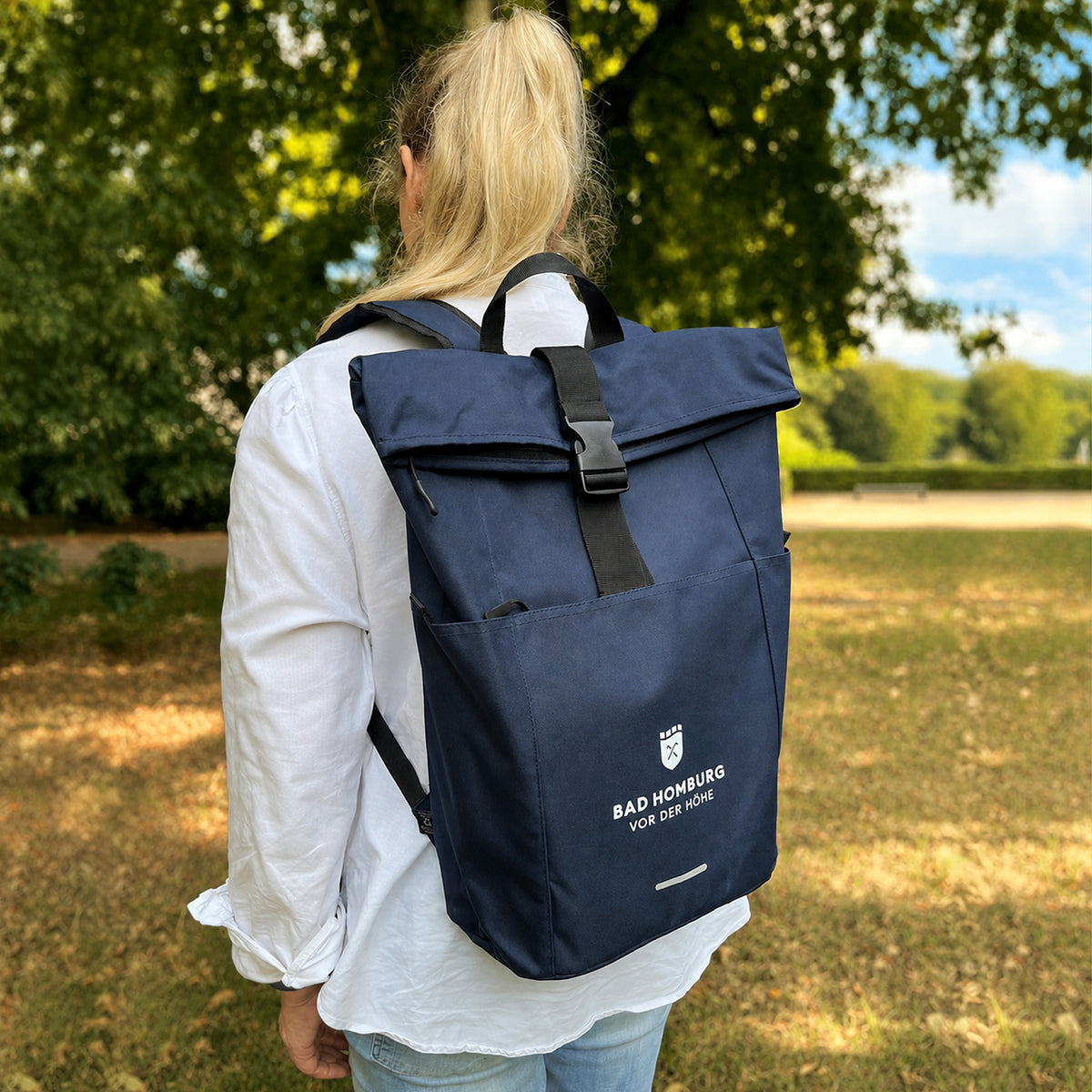 Rucksack mit Bad Homburg Logo